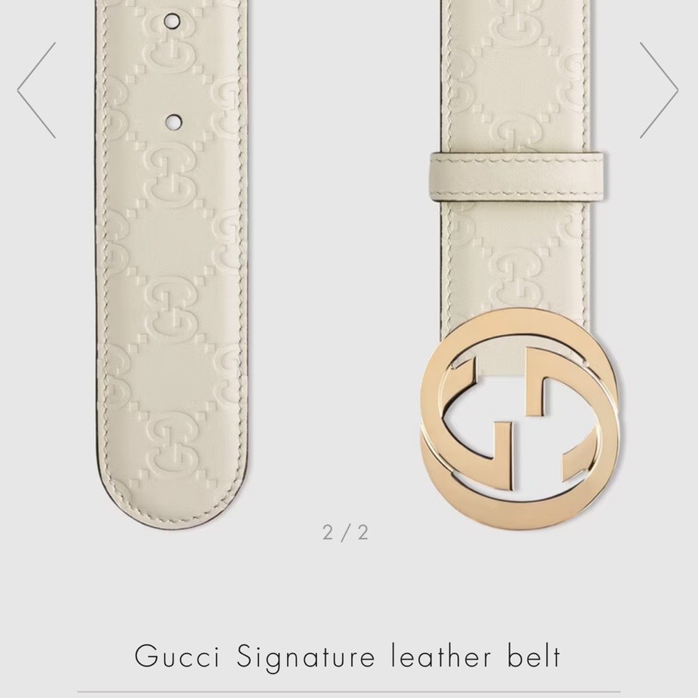 Gucci Signature leather belt